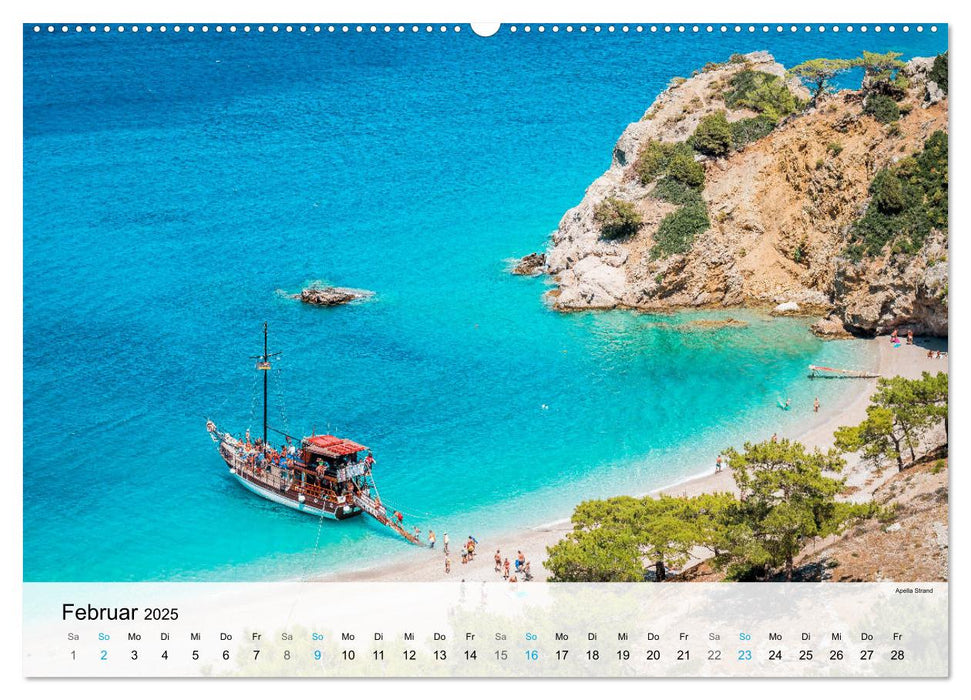 Insel Karpathos - Inselschönheit des Dodekanes (CALVENDO Premium Wandkalender 2025)