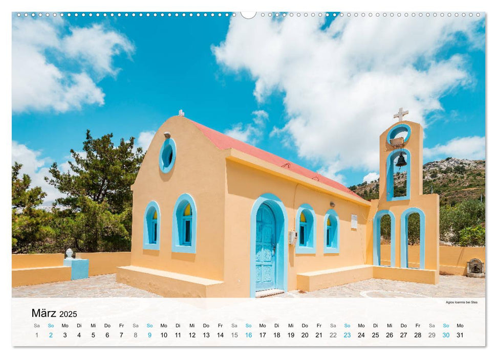 Insel Karpathos - Inselschönheit des Dodekanes (CALVENDO Premium Wandkalender 2025)