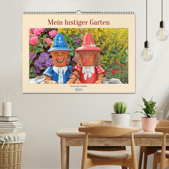 Mein Lustiger Garten, lach mal wieder (CALVENDO Wandkalender 2025)