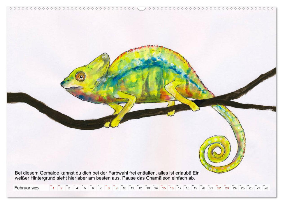 Mal mal Acryl (CALVENDO Premium Wandkalender 2025)