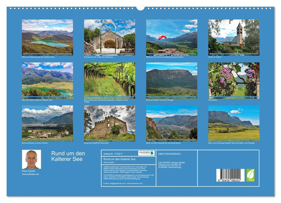 Rund um den Kalterer See (CALVENDO Premium Wandkalender 2025)