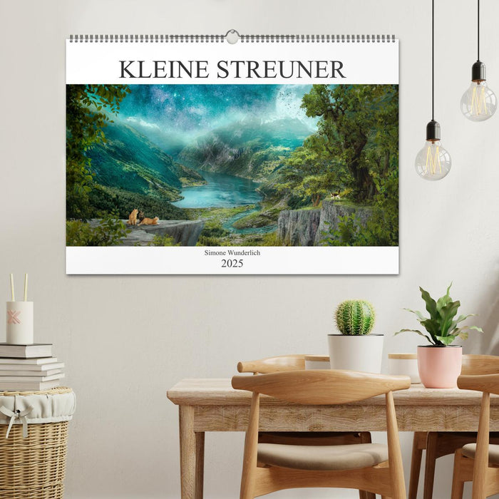 Kleine Streuner (CALVENDO Wandkalender 2025)