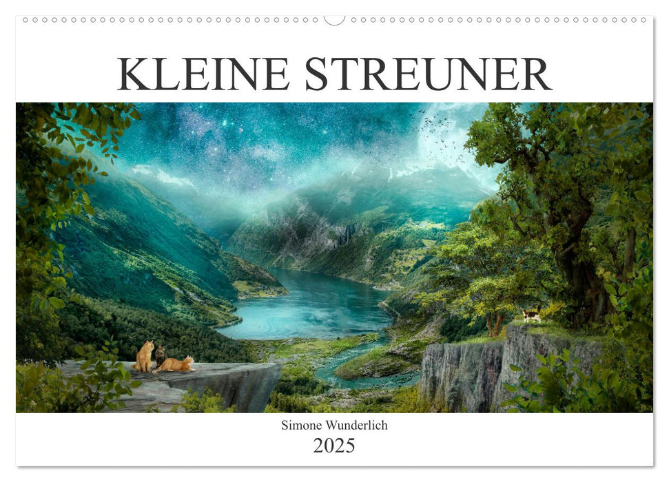 Kleine Streuner (CALVENDO Wandkalender 2025)