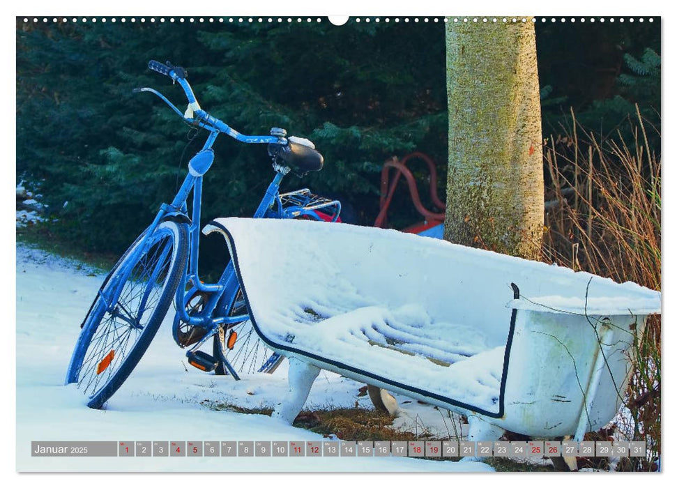 Das blaue Rad (CALVENDO Premium Wandkalender 2025)