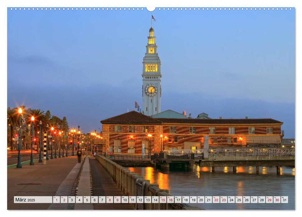 San Francisco - City on the Bay (CALVENDO Premium Wandkalender 2025)