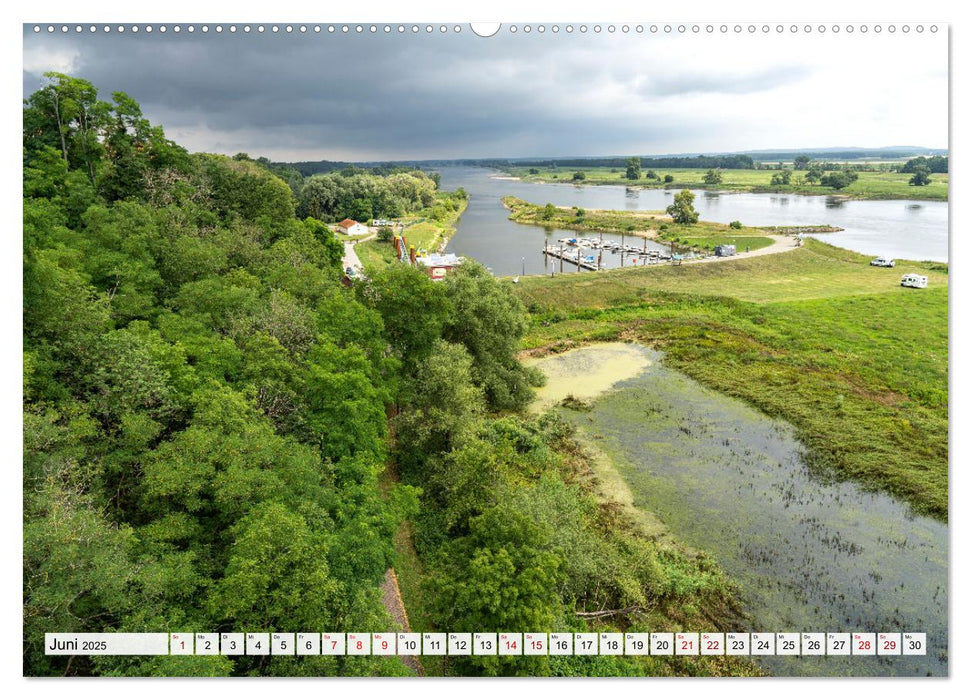 Von Dresden bis Hamburg - die Elbe. (CALVENDO Premium Wandkalender 2025)