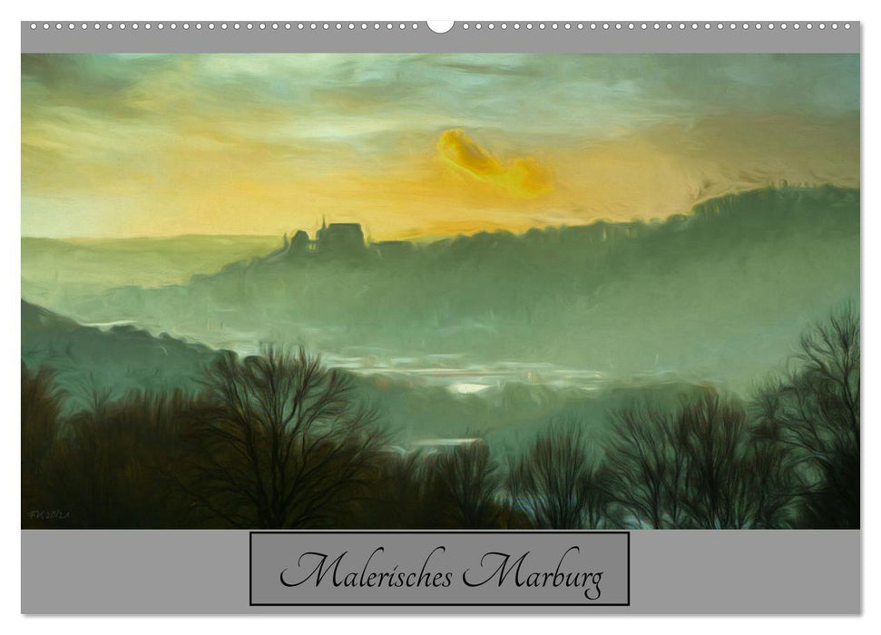 Malerisches Marburg (CALVENDO Wandkalender 2025)