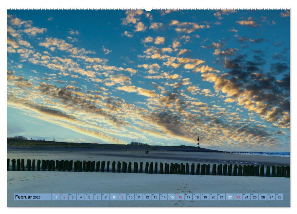 Zeeland - Urlaubsträume am Strand von Breskens (CALVENDO Premium Wandkalender 2025)