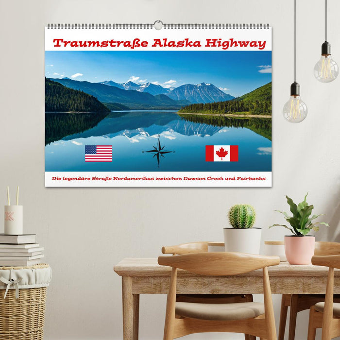 Traumstraße Alaska Highway (CALVENDO Wandkalender 2025)