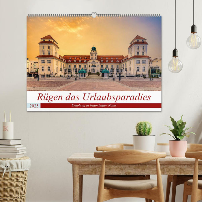 Rügen das Urlaubsparadies (CALVENDO Wandkalender 2025)