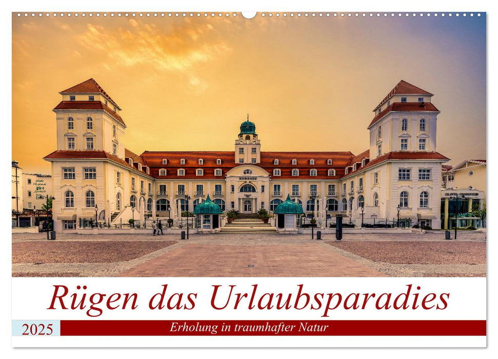 Rügen das Urlaubsparadies (CALVENDO Wandkalender 2025)