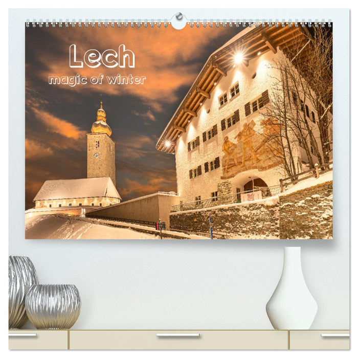 Lech magic of winter (CALVENDO Premium Wandkalender 2025)