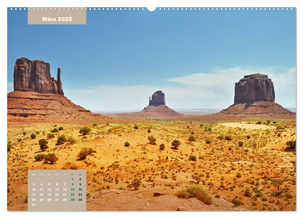 Erlebe mit mir den Westen der USA (CALVENDO Premium Wandkalender 2025)