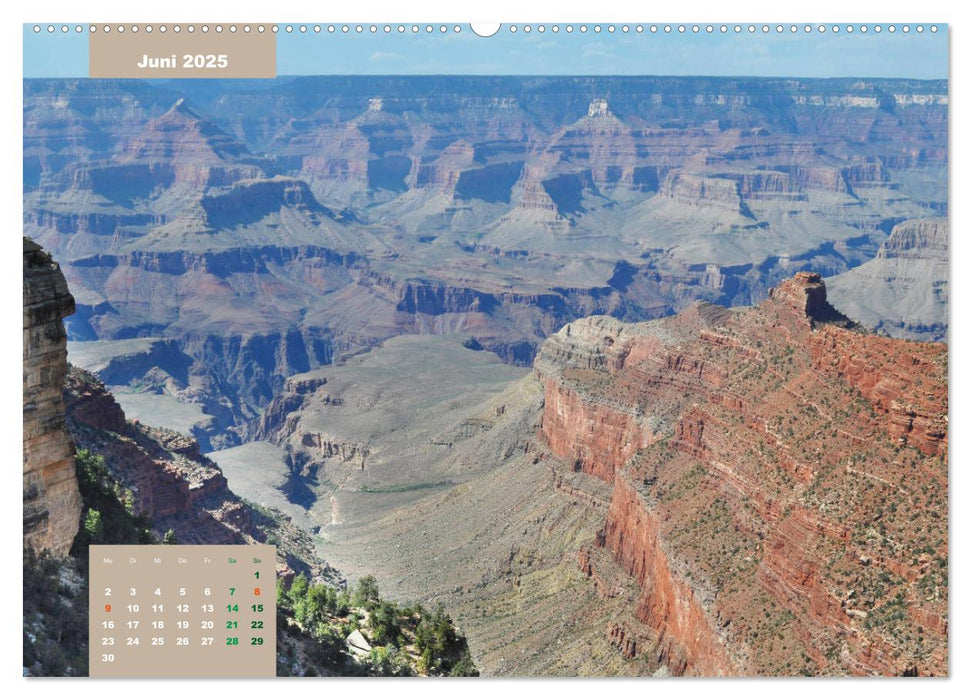 Erlebe mit mir die Schluchten des Grand Canyon (CALVENDO Premium Wandkalender 2025)