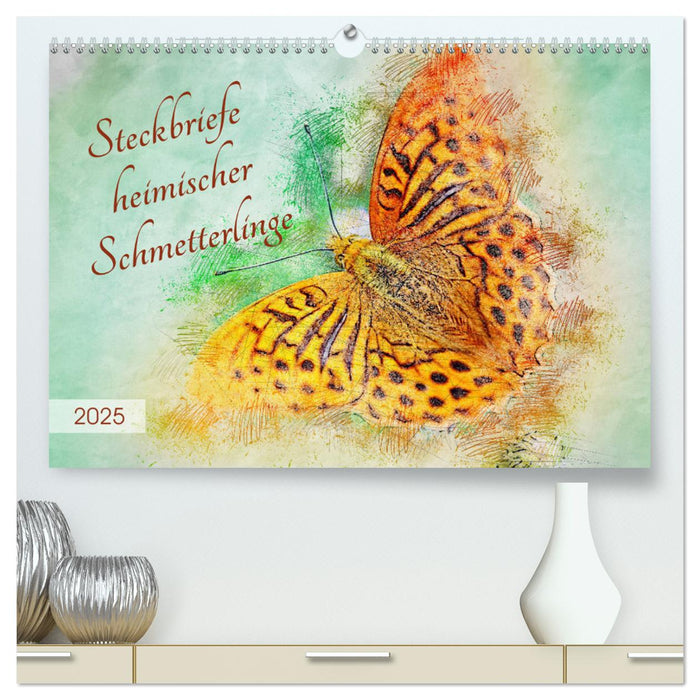 Steckbriefe heimischer Schmetterlinge (CALVENDO Premium Wandkalender 2025)