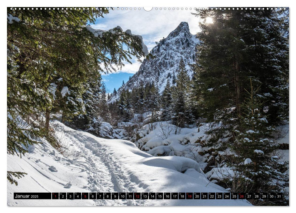 Wanderparadies Montafon (CALVENDO Premium Wandkalender 2025)