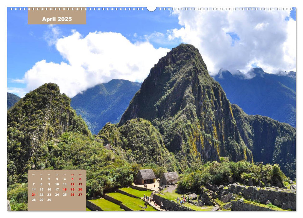 Erlebe mit mir das Inkareich Machu Picchu (CALVENDO Premium Wandkalender 2025)