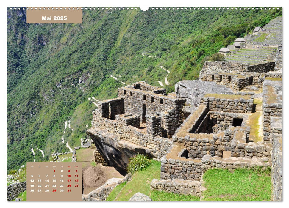 Erlebe mit mir das Inkareich Machu Picchu (CALVENDO Premium Wandkalender 2025)