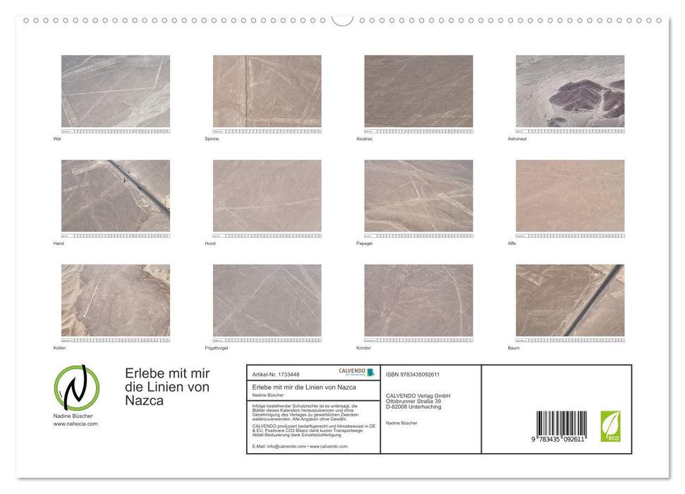 Erlebe mit mir die Linien von Nazca (CALVENDO Premium Wandkalender 2025)