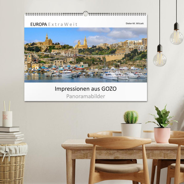 Impressionen aus GOZO - Panoramabilder (CALVENDO Wandkalender 2025)