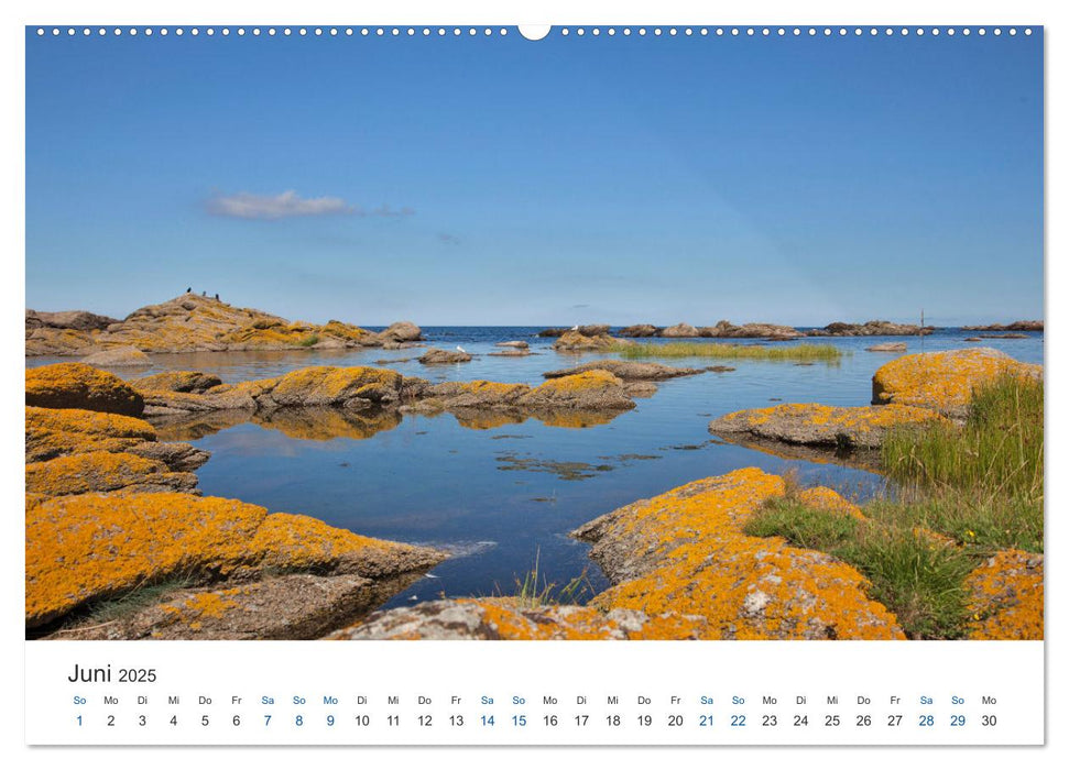 Bornholm - die Küsten der Ostseeinsel (CALVENDO Premium Wandkalender 2025)