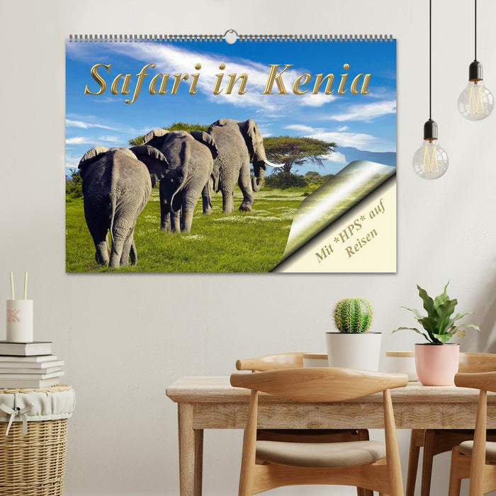 Safari in Kenia (CALVENDO Wandkalender 2025)