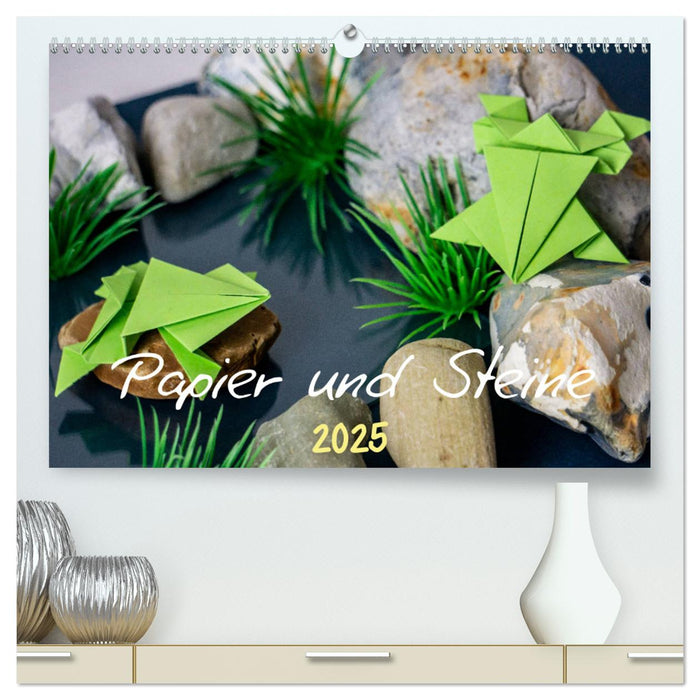 Papier und Steine (CALVENDO Premium Wandkalender 2025)