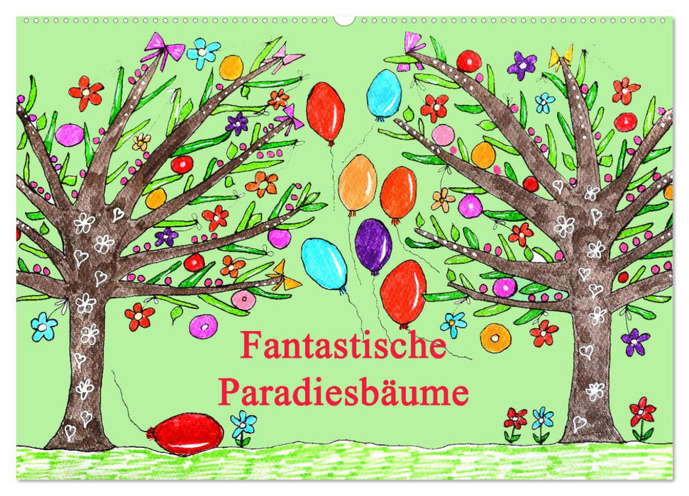 Fantastiche Paradiesbäume (CALVENDO Wandkalender 2025)