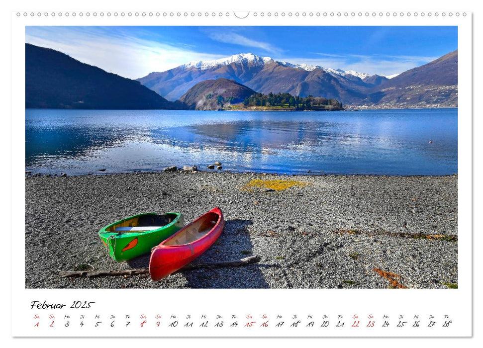 Der schöne Norden des Lago di Como (CALVENDO Premium Wandkalender 2025)