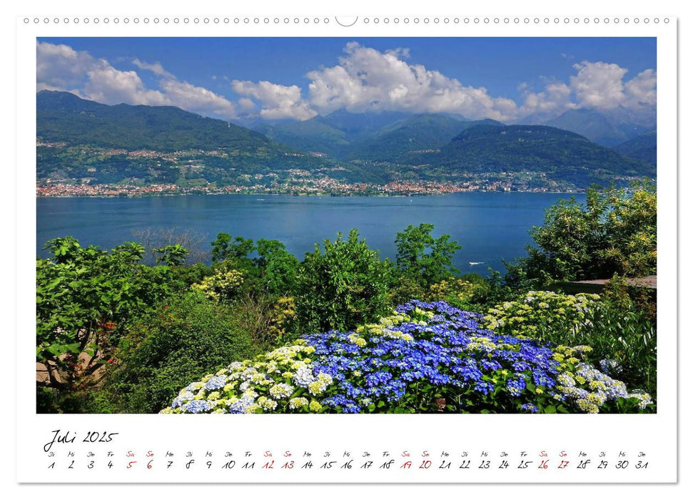 Der schöne Norden des Lago di Como (CALVENDO Premium Wandkalender 2025)