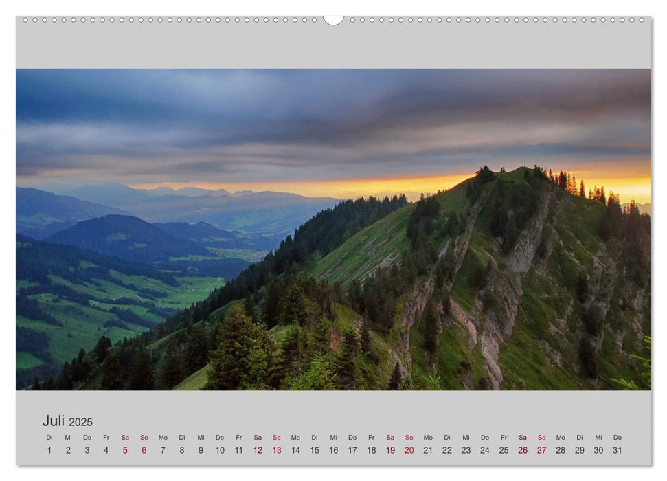 Berg - Landschaften (CALVENDO Premium Wandkalender 2025)