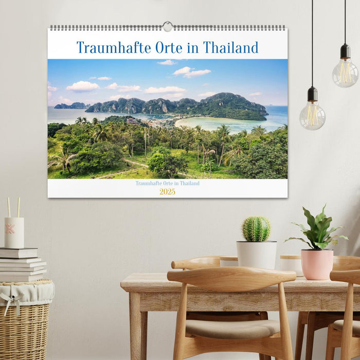 Traumhafte Orte in Thailand (CALVENDO Wandkalender 2025)