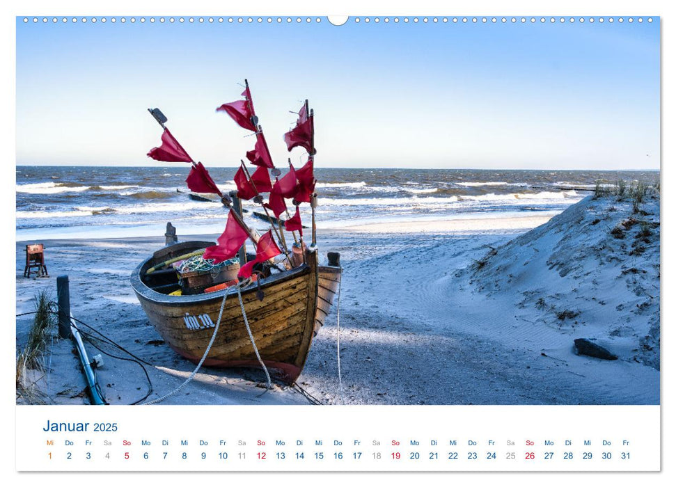 Die Sonneninsel Usedom (CALVENDO Wandkalender 2025)