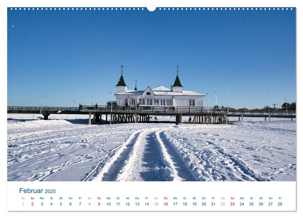 Die Sonneninsel Usedom (CALVENDO Wandkalender 2025)