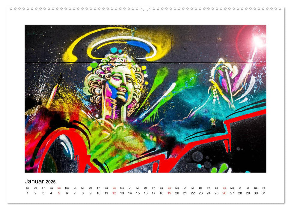 Streetart for home Michael Jaster (CALVENDO Premium Wandkalender 2025)