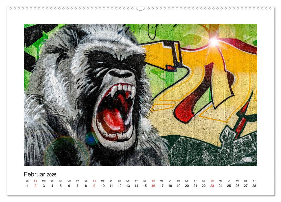 Streetart for home Michael Jaster (CALVENDO Premium Wandkalender 2025)