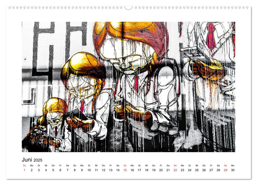 Streetart for home Michael Jaster (CALVENDO Premium Wandkalender 2025)