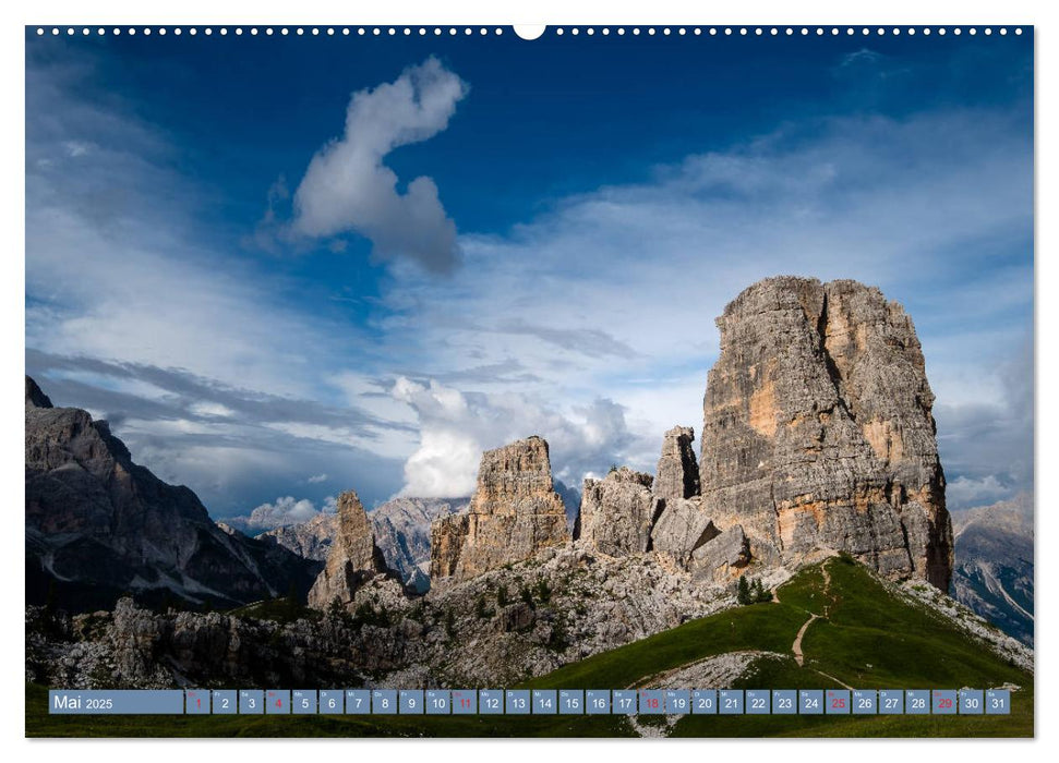 Traumplätze in den Dolomiten (CALVENDO Premium Wandkalender 2025)