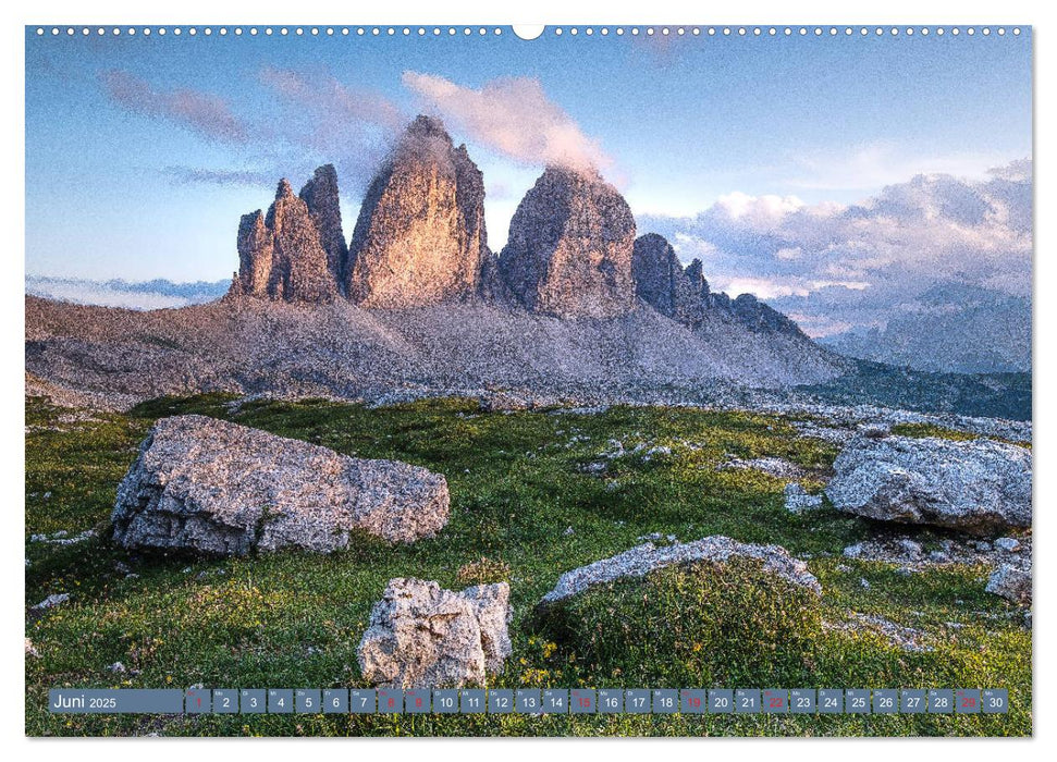 Traumplätze in den Dolomiten (CALVENDO Premium Wandkalender 2025)