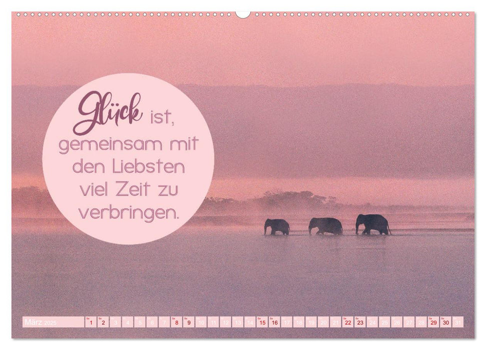 Finde das Glück (CALVENDO Premium Wandkalender 2025)