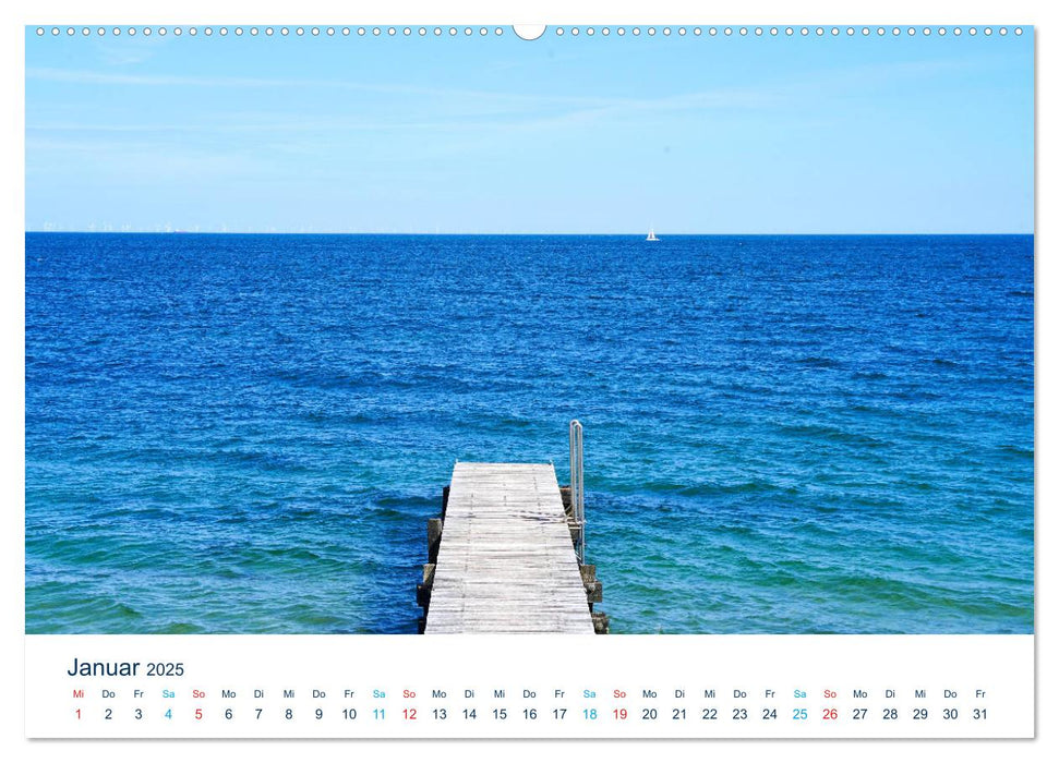 Der Fehmarn-Steg (CALVENDO Premium Wandkalender 2025)