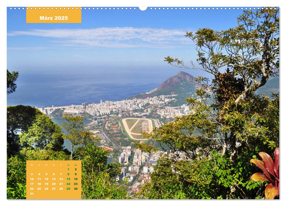 Erlebe mit mir das berauschende Rio de Janeiro (CALVENDO Premium Wandkalender 2025)