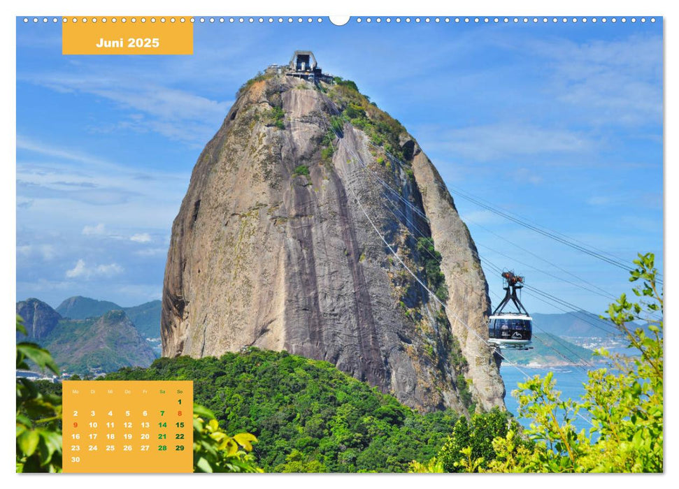 Erlebe mit mir das berauschende Rio de Janeiro (CALVENDO Premium Wandkalender 2025)