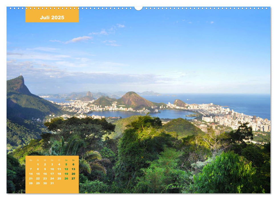 Erlebe mit mir das berauschende Rio de Janeiro (CALVENDO Premium Wandkalender 2025)