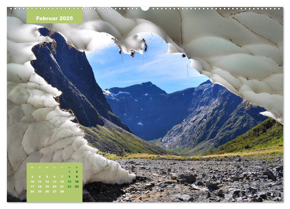 Erlebe mit mir die Höhepunkte von Neuseeland (CALVENDO Premium Wandkalender 2025)