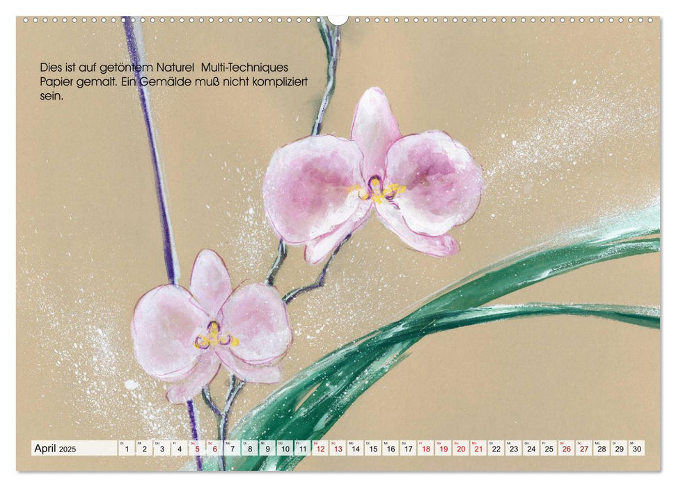 Mal mal Gouache (CALVENDO Premium Wandkalender 2025)