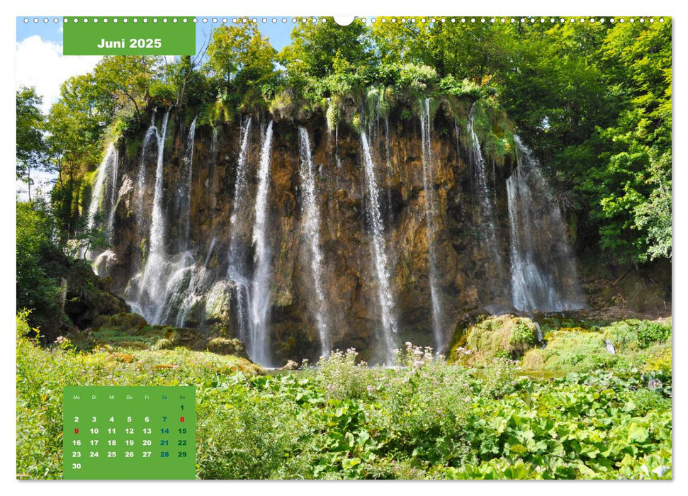 Erlebe mit mir die Wasserwelt der Plitvicer Seen (CALVENDO Premium Wandkalender 2025)