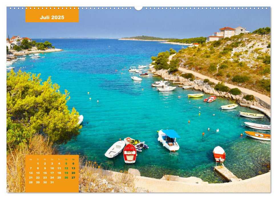 Erlebe mit mir das besondere Kroatien (CALVENDO Premium Wandkalender 2025)