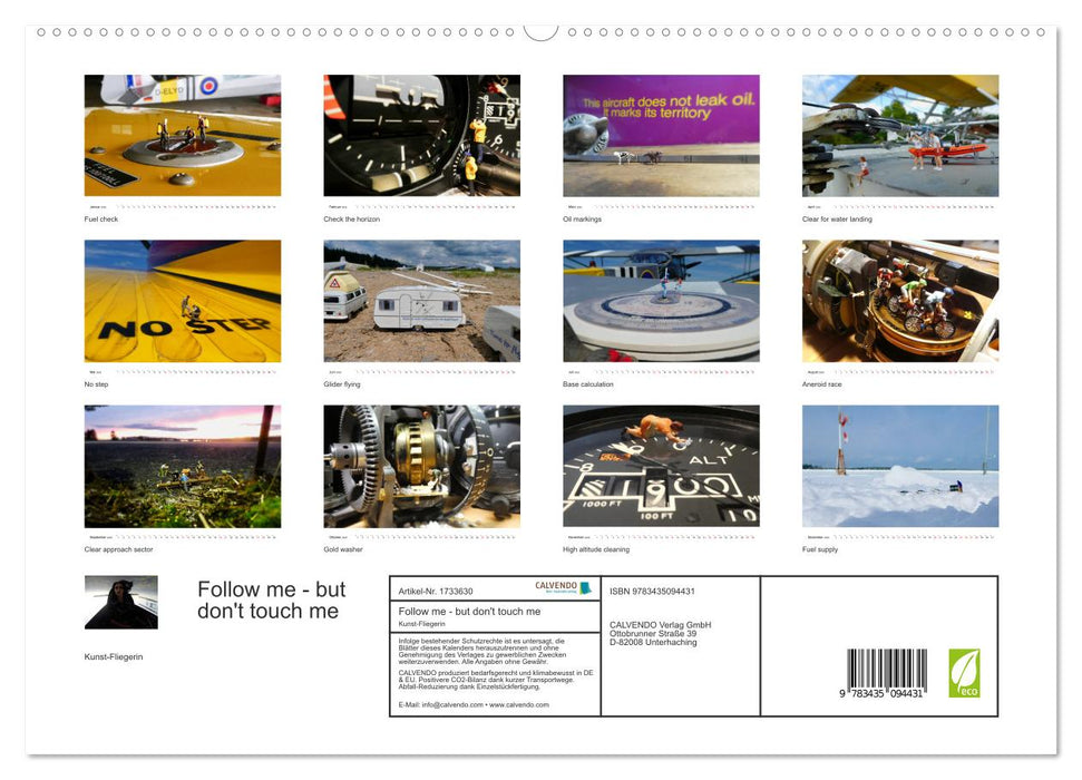 Follow me - but don't touch me (CALVENDO Premium Wandkalender 2025)