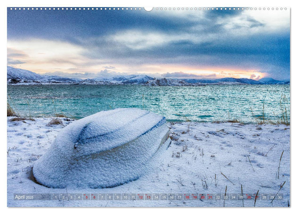 Polarnacht in Tromsø (CALVENDO Premium Wandkalender 2025)